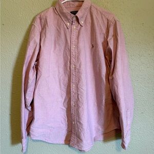 Ralph Lauren Pink Casual Button Down Shirt